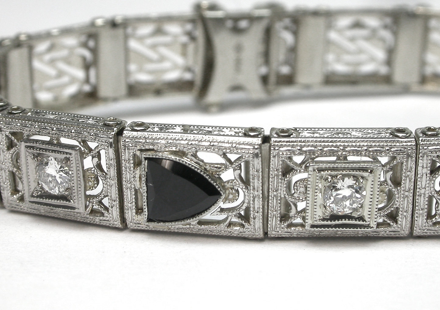 Edwardian Diamond Onx Bracelet