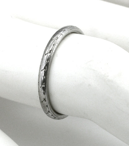 Edwardian Platinum Wedding Band
