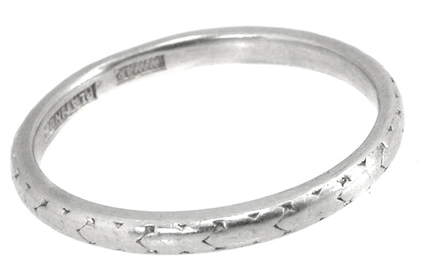 Edwardian Platinum Wedding Band