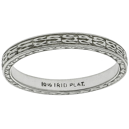 Edwardian Platinum Wedding Band