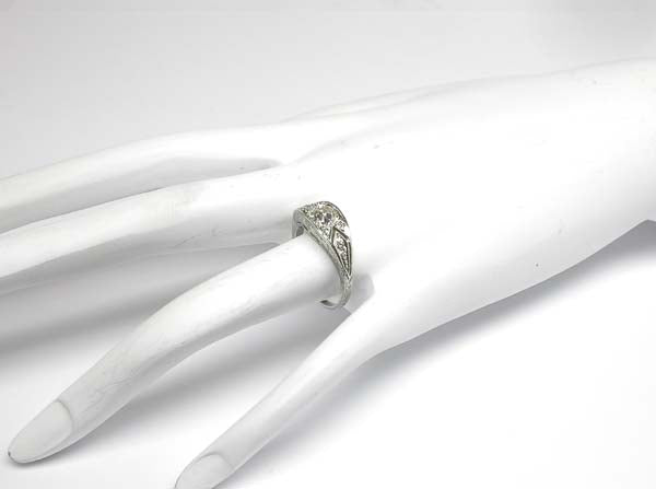 Edwardian Style 1.13ct Diamond Platinum Engagement Ring