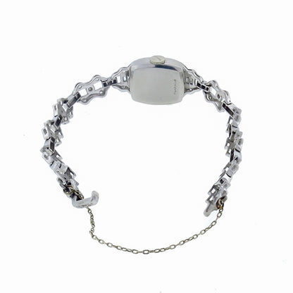 Eloga  1920s 2.14ct Diamond Watch By 17 Jewels Incabloc