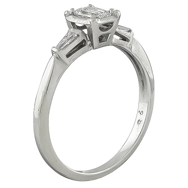 Estate 0.28ct Diamond Engagement Ring
