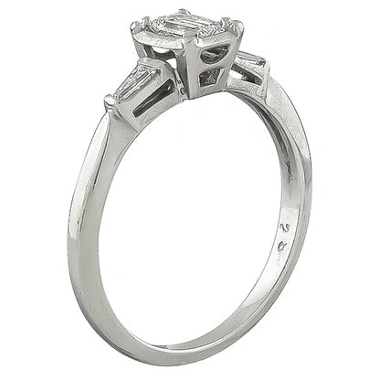Estate 0.28ct Diamond Engagement Ring