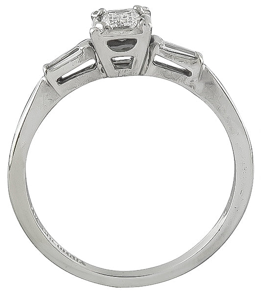 Estate 0.28ct Diamond Engagement Ring