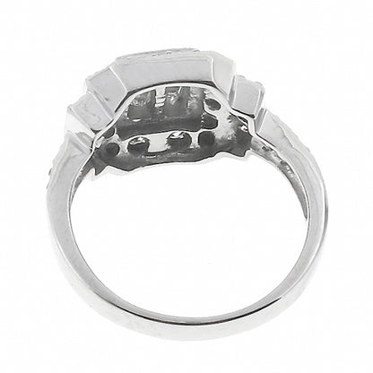 Estate 0.30ct Princess Cut  Diamond Gold Ring