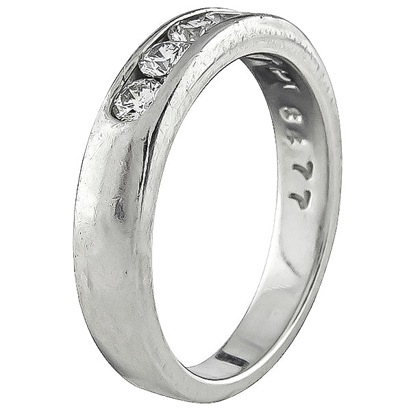 Estate 0.35ct Diamond Wedding Band