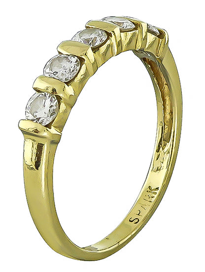 Estate 0.40ct Diamond Wedding Band