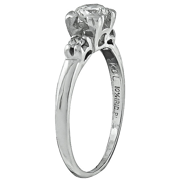Estate 0.45ct Diamond Engagement Ring