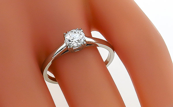 Estate 0.52ct Diamond Engagement Ring