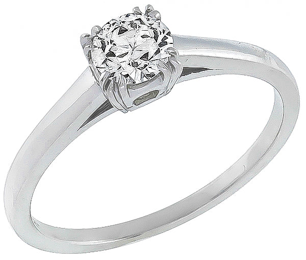 Estate 0.52ct Diamond Engagement Ring