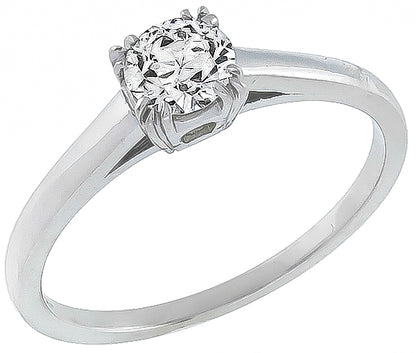 Estate 0.52ct Diamond Engagement Ring