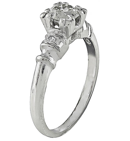 Estate 0.55ct Diamond Engagement Ring