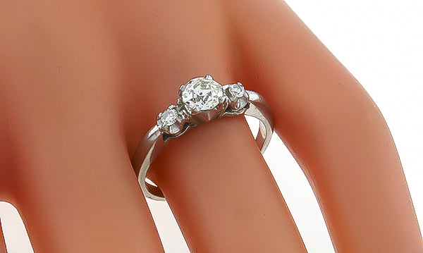 Estate 0.58ct Diamond Engagement Ring