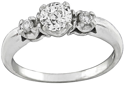 Estate 0.58ct Diamond Engagement Ring