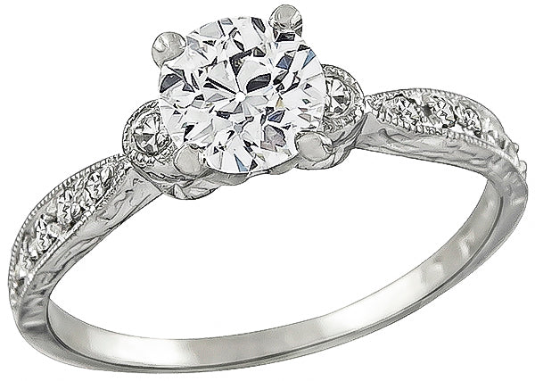 Estate 0.60ct Diamond Engagement Ring