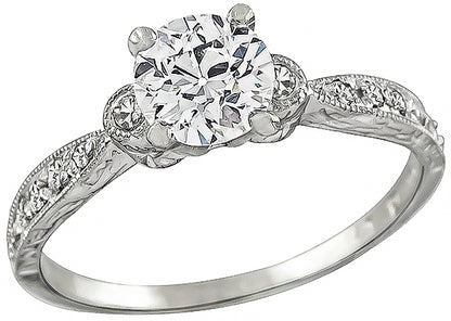 Estate 0.60ct Diamond Engagement Ring