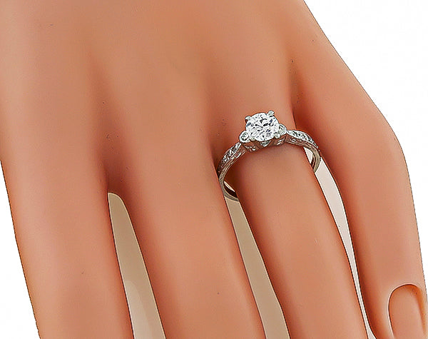 Estate 0.60ct Diamond Engagement Ring