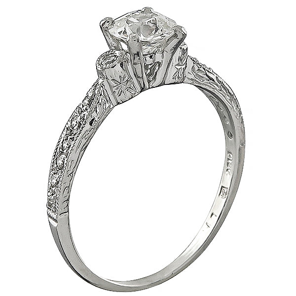 Estate 0.60ct Diamond Engagement Ring