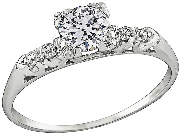 Estate 0.60ct Diamond Engagement Ring