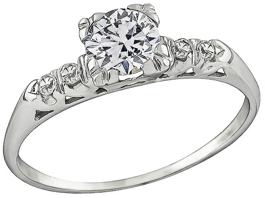 Estate 0.60ct Diamond Engagement Ring