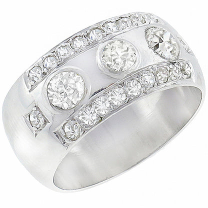 Estate 0.60ct Diamond Gold Band