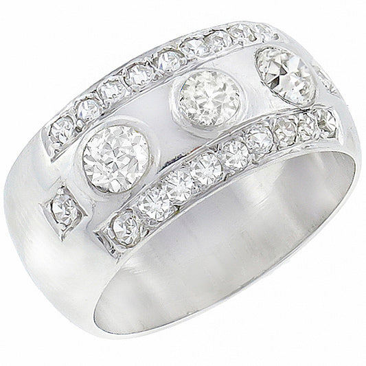 Estate 0.60ct Diamond Gold Band