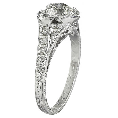 Estate 0.65ct Diamond Engagement Ring