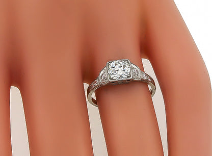 Estate 0.65ct Diamond Engagement Ring