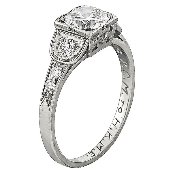 Estate 0.65ct Diamond Engagement Ring