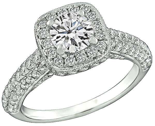 Estate 0.66ct Diamond Engagement Ring
