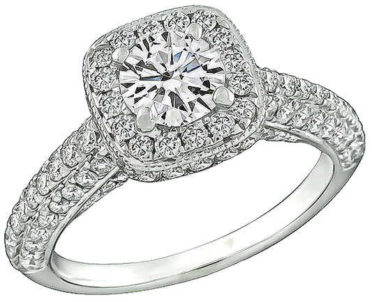 Estate 0.66ct Diamond Engagement Ring