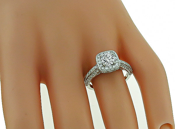 Estate 0.66ct Diamond Engagement Ring