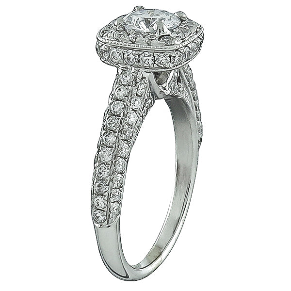 Estate 0.66ct Diamond Engagement Ring