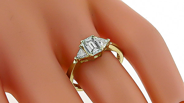Estate 0.69ct Diamond Engagement Ring
