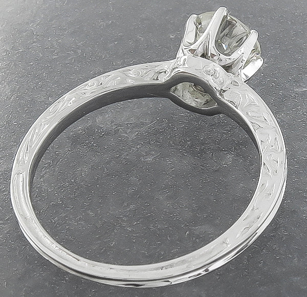 Estate 0.70ct Diamond Engagement Ring