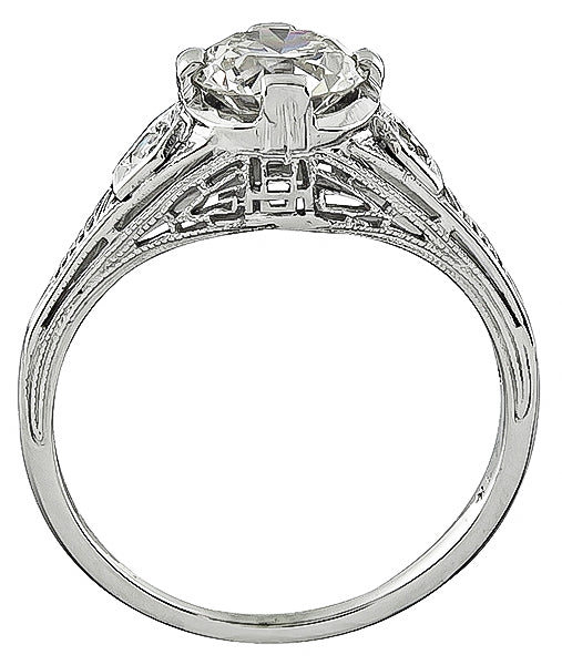 Estate 0.70ct Diamond Engagement Ring