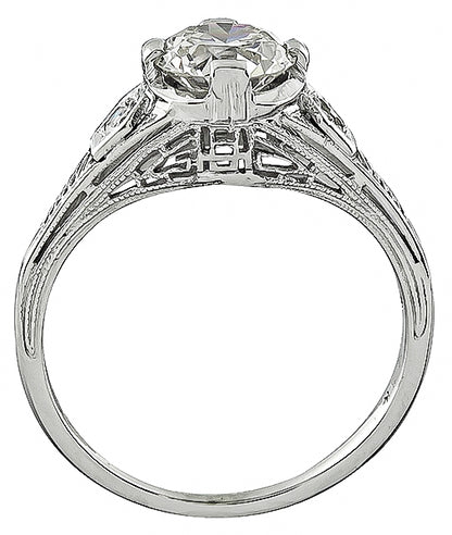 Estate 0.70ct Diamond Engagement Ring