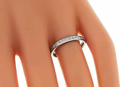 Estate 0.70ct Diamond Eternity Wedding Band