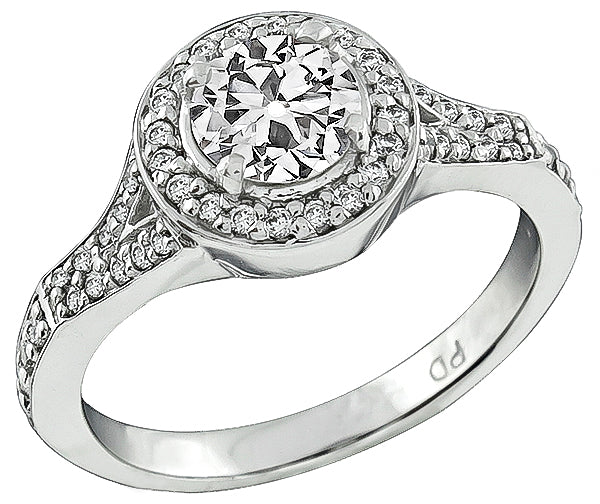 Estate 0.75ct Diamond Engagement Ring