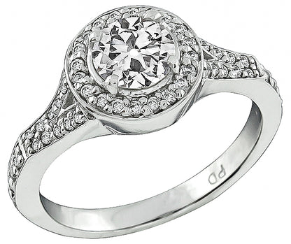 Estate 0.75ct Diamond Engagement Ring