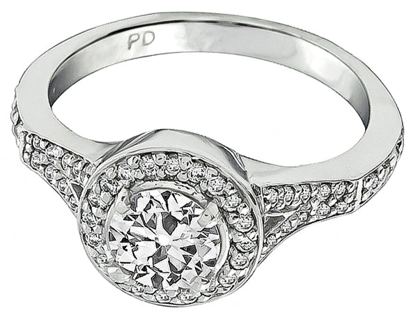 Estate 0.75ct Diamond Engagement Ring