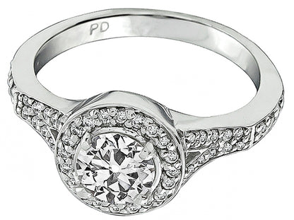 Estate 0.75ct Diamond Engagement Ring