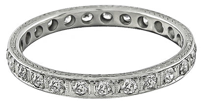 Estate 0.75ct Diamond Eternity Wedding Band