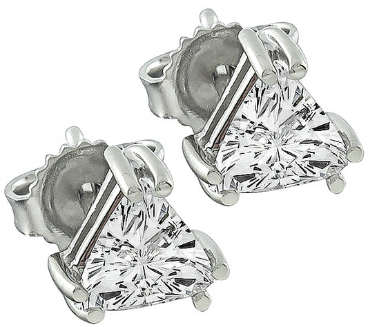 Estate 0.75ct Diamond Stud Earrings