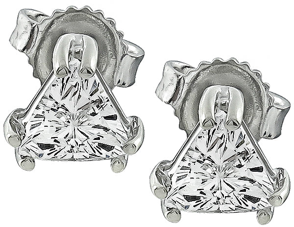 Estate 0.75ct Diamond Stud Earrings