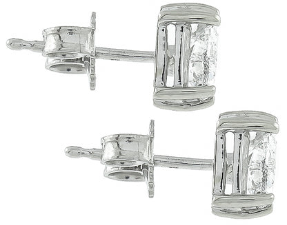 Estate 0.75ct Diamond Stud Earrings