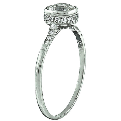 Estate 0.78ct Diamond Engagement Ring