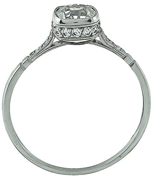 Estate 0.78ct Diamond Engagement Ring