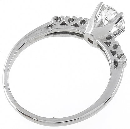 Estate 0.80ct Diamond Engagement Ring